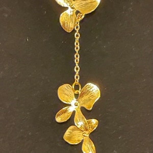 Orchid Lariat Gold Filled image 2