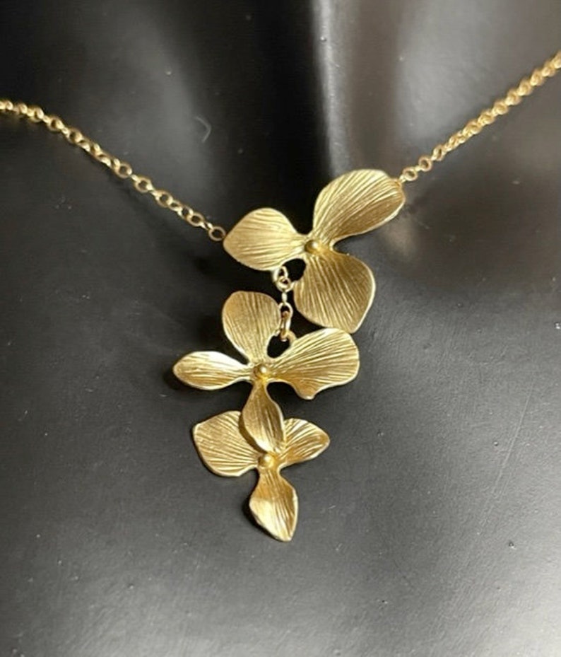 Orchid Lariat Gold Filled image 5