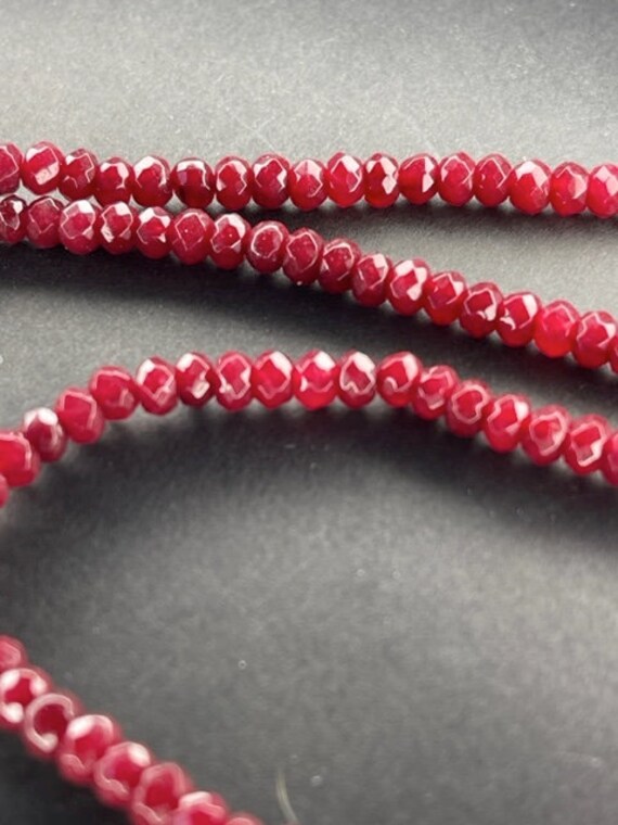 Beautiful ruby necklace cost 1390/