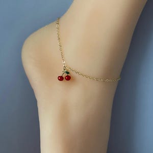 Cherry Anklet
