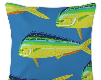 mahi mahi pillow