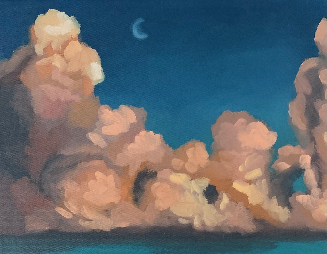 Cloud Study No. 4 - Etsy