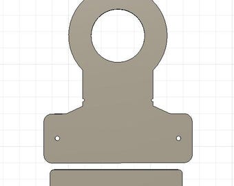 Archivo DXF de soporte de bobina Ford F250/350 05-25