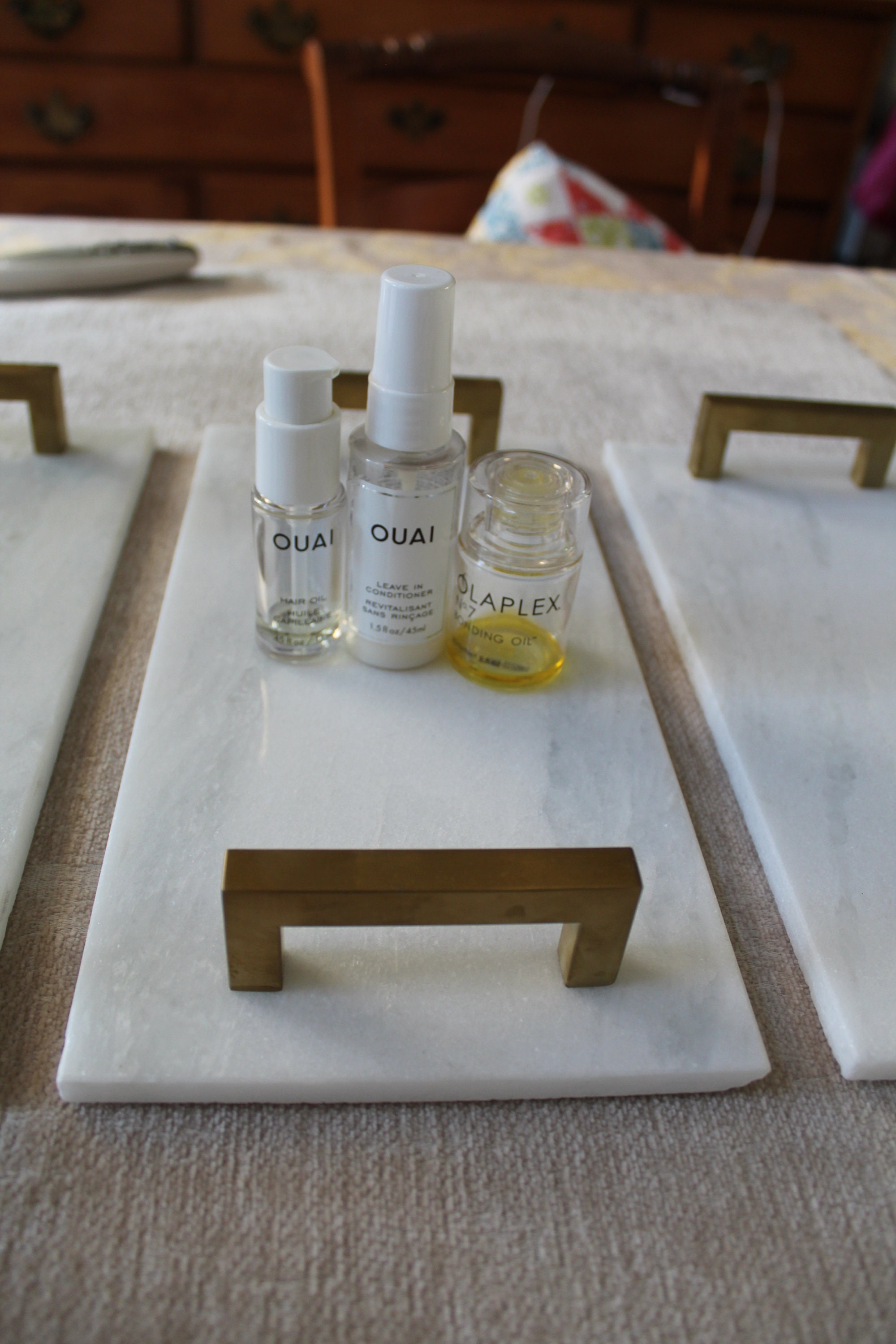 Chanel Vanity Tray and Chanel No 5 Inspired Vase