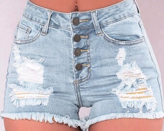 Shorts With Holes - Etsy