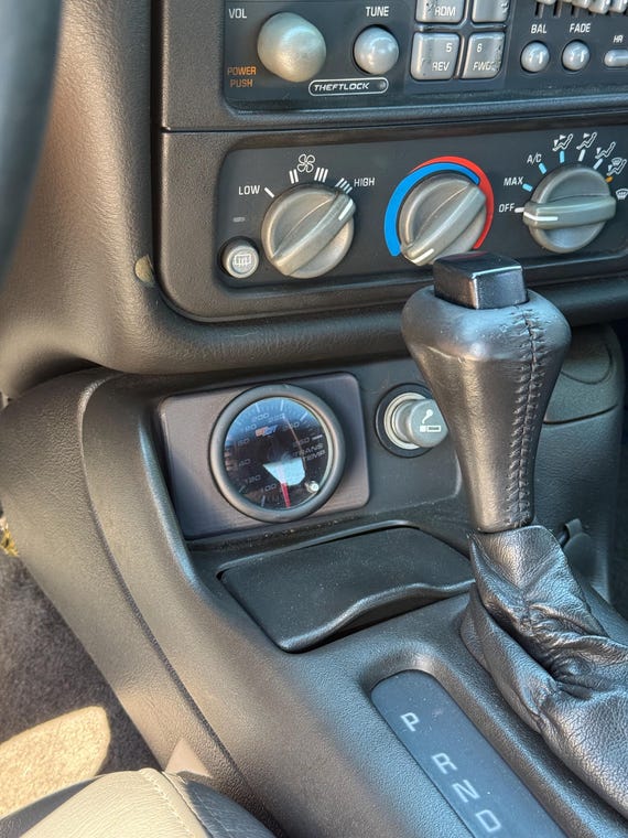 White Heater Control Overlay For 1997-2002 Chevrolet Camaro HVAC Panel
