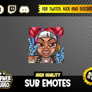 Lifeline Apex legends Twitch, Discord & Kick emotes for streaming or gaming
