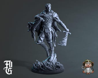 Umbral Duelist Rogue DnD Miniature 3D Print for painting, Dungeons and Dragons Tabletop RPG | Flesh of Gods | 28mm | 32mm | 72mm