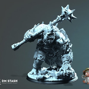Cyclops Marauder DnD Miniature 3D Print for painting, Dungeons and Dragons Tabletop RPG | DM Stash | 28mm | 32mm | 72mm