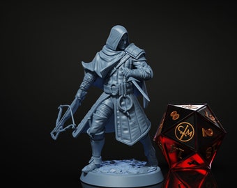 Thief High Quality Dungeons and Dragons Miniature 3D Print | Claymore Miniatures | 28mm | 32mm | 72mm