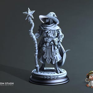 Ozmandi, Dragonkin Sorcerer Wiazrd DnD Miniature 3D Print for painting, Dungeons and Dragons Tabletop RPG | DM Stash | 28mm | 32mm | 72mm