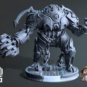 Celestial Construct DnD Miniature 3D Print for painting, Dungeons and Dragons Tabletop RPG | Flesh of Gods | 28mm | 32mm | 72mm