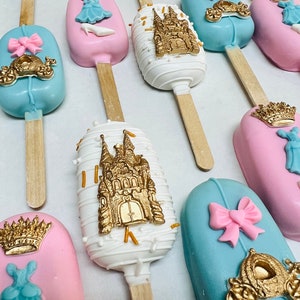 Cinderella Themed Cakesicles- Cinderella Treats- Cinderella Cake Pops- Cakesicles- Cake Pops