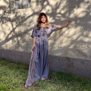 Hand tie dye goddess dress, Long kaftan, Oversized Caftan, Resort wear, Coverup, Tie dye Maxi kaftan, Tie dye dress, beach dress