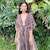 Sunset Goddess Pure Silk Maxi Dress main image 0