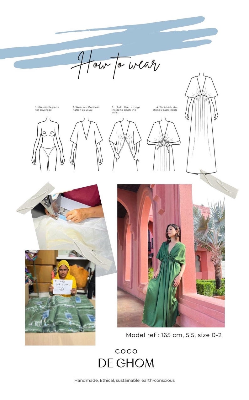 Goddess Maxi Dress, Beach Kaftan, Hand dyed Maxi Dress, Resort Dress, Women's Kaftan, Vacation dress, Bridesmaid dress, Gift for her image 10