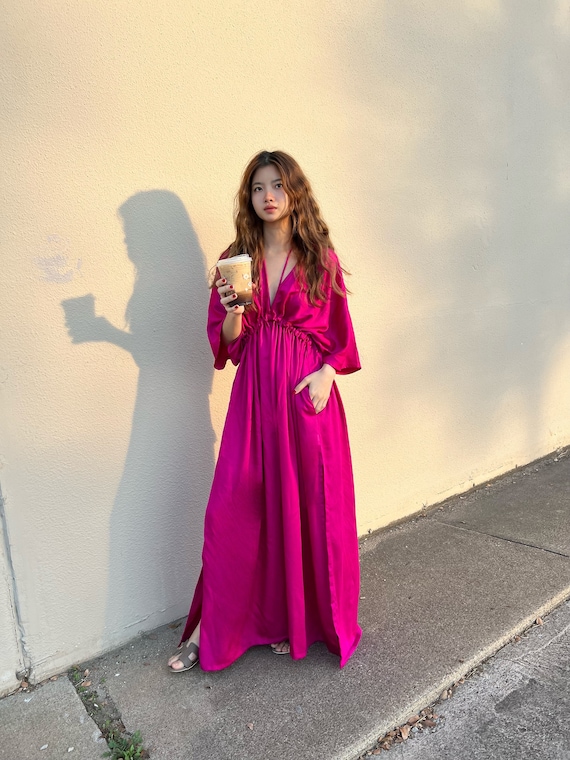 sachin and babi light blue dress Charlie Holiday Pamela Maxi Dress