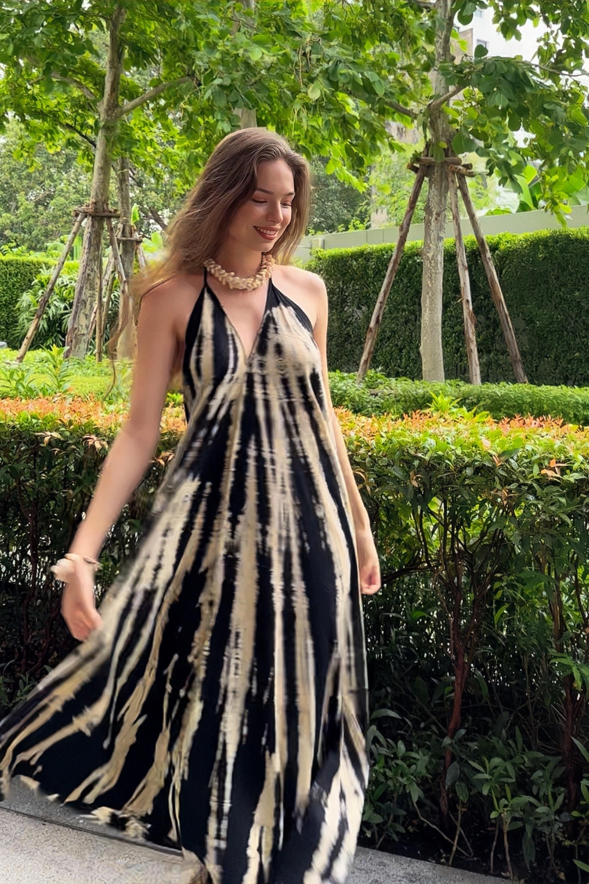 Black Tie Dye Maxi Dress, Boho Maxi Dress Beach Summer Dress Honeymoon Vacation Open Back Dress Bohemian Long Dress Cover up Gift for Her - Etsy Black Tie Dye Maxi Dress, Boho Maxi Dress Beach Summer Dress Honeymoon Vacation Open Back Dress Bohemian Long Dress Cover up Gift for Her - Etsy