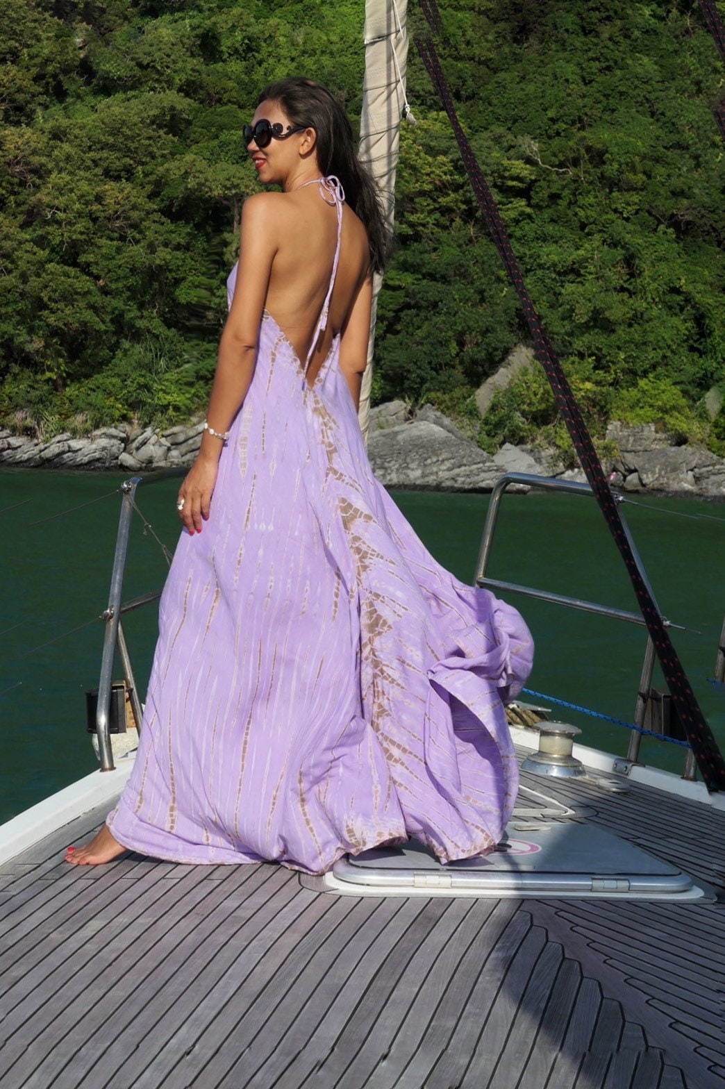 purple beach dresses for women Tie Dye Maxi Dress, Hand Tie Dye Dress, Boho Maxi Dress, Summer Dress,beach Dress, Maxi Dress, Honeymoon Dress, Bridesmaid Dress Size:AU20 Collection-Halloween-Princess The soft pastel floral ASOS DESIGN scoop back