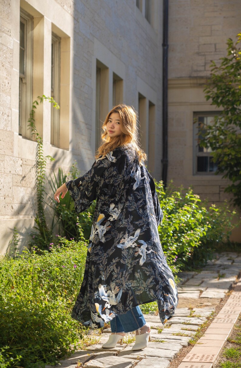 ird Print Kimono Jacket, Boho kimono robe, Kimono robe free bird Oversized kimono robe, Loose fit kimono, gift for her Etsy?
