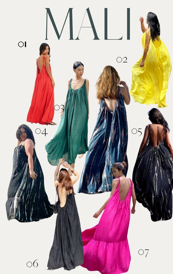 scoop neck backless tie maxi dress kkboxly kkboxly Solid Tie Backless Loose Dress, Vacation Long Sleeve S –  Kkboxly™ main image 0