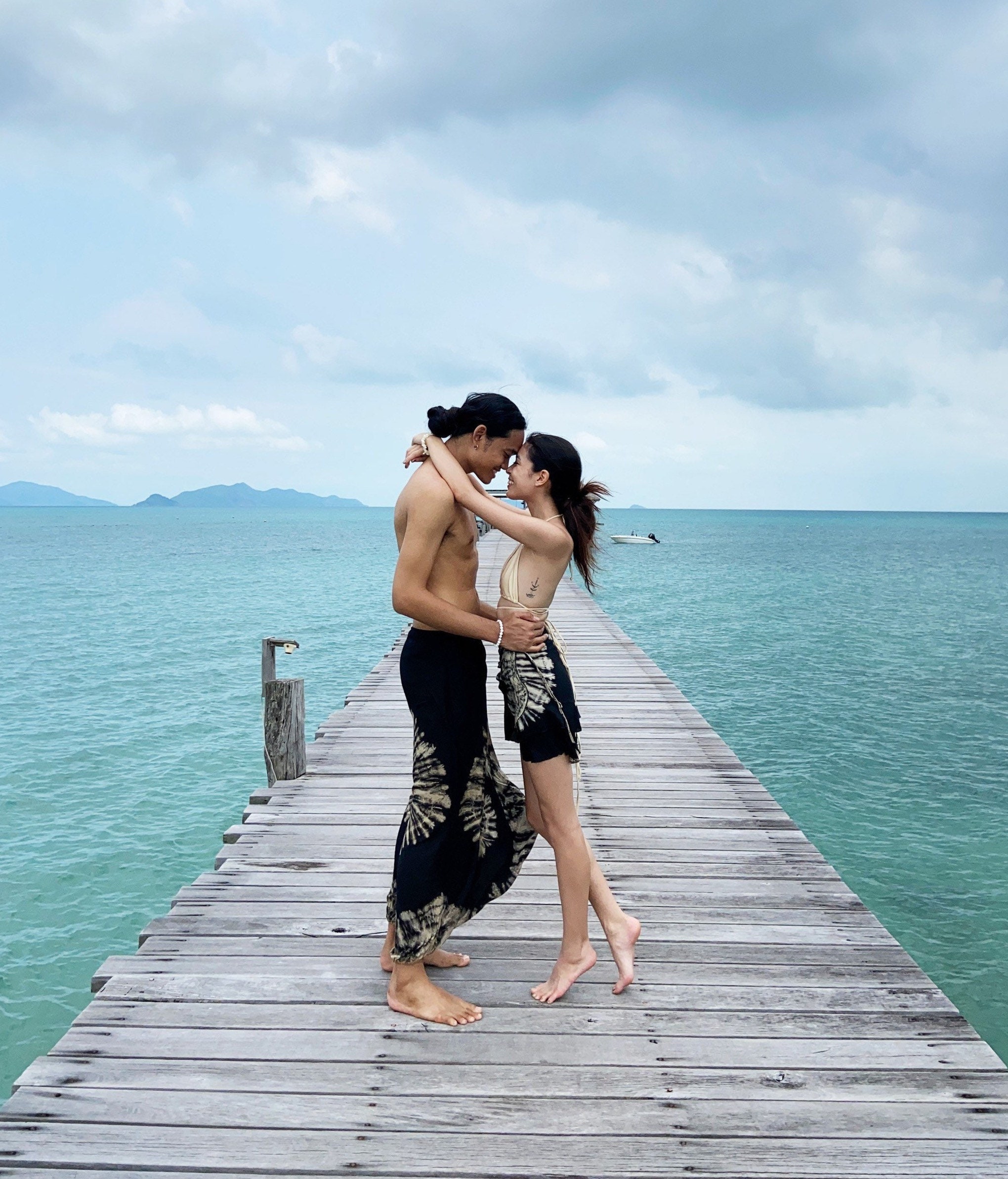 Buy Honeymoon Couple Outfits, Beach Outfits, His and Her Beach Outfits,  Bohemian Couple Outfits, Resortwear, Beachwear, Couple Boho Outfits Online  in India 