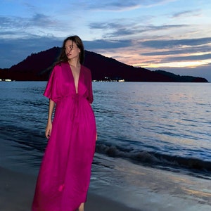 Hot Pink Wedding Guest Dress - Etsy Canada Hot Pink Wedding Guest Dress - Etsy Canada