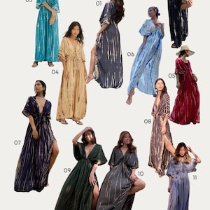 Shop Hand tie dye goddess maxi dress; comes with many colors enjoy handmade kaftan maxi dress, wear as beach cover up or maxi dress for your next vacation