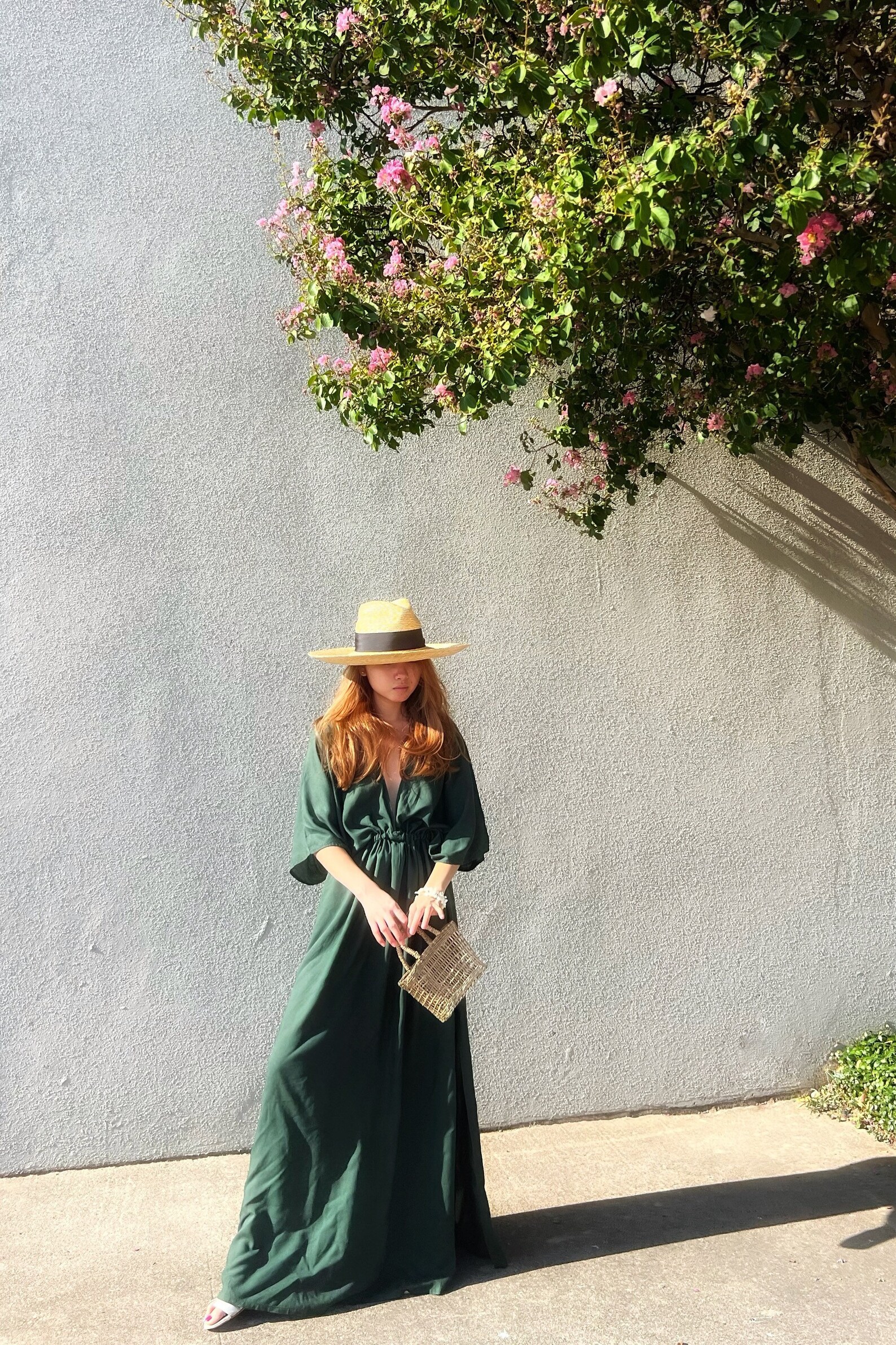 The Goddess Green Dress