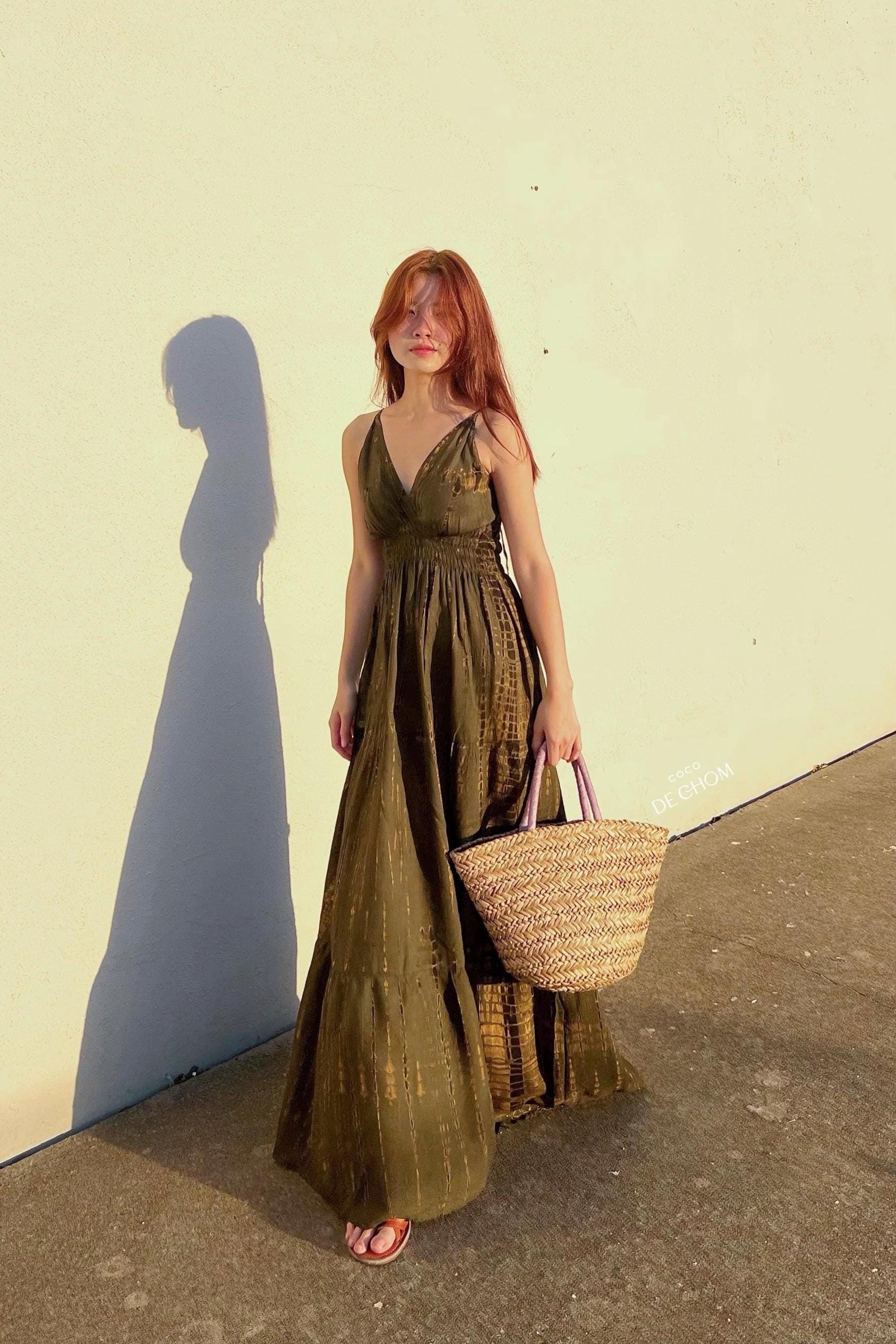 Green Tie Dye Dress - Etsy