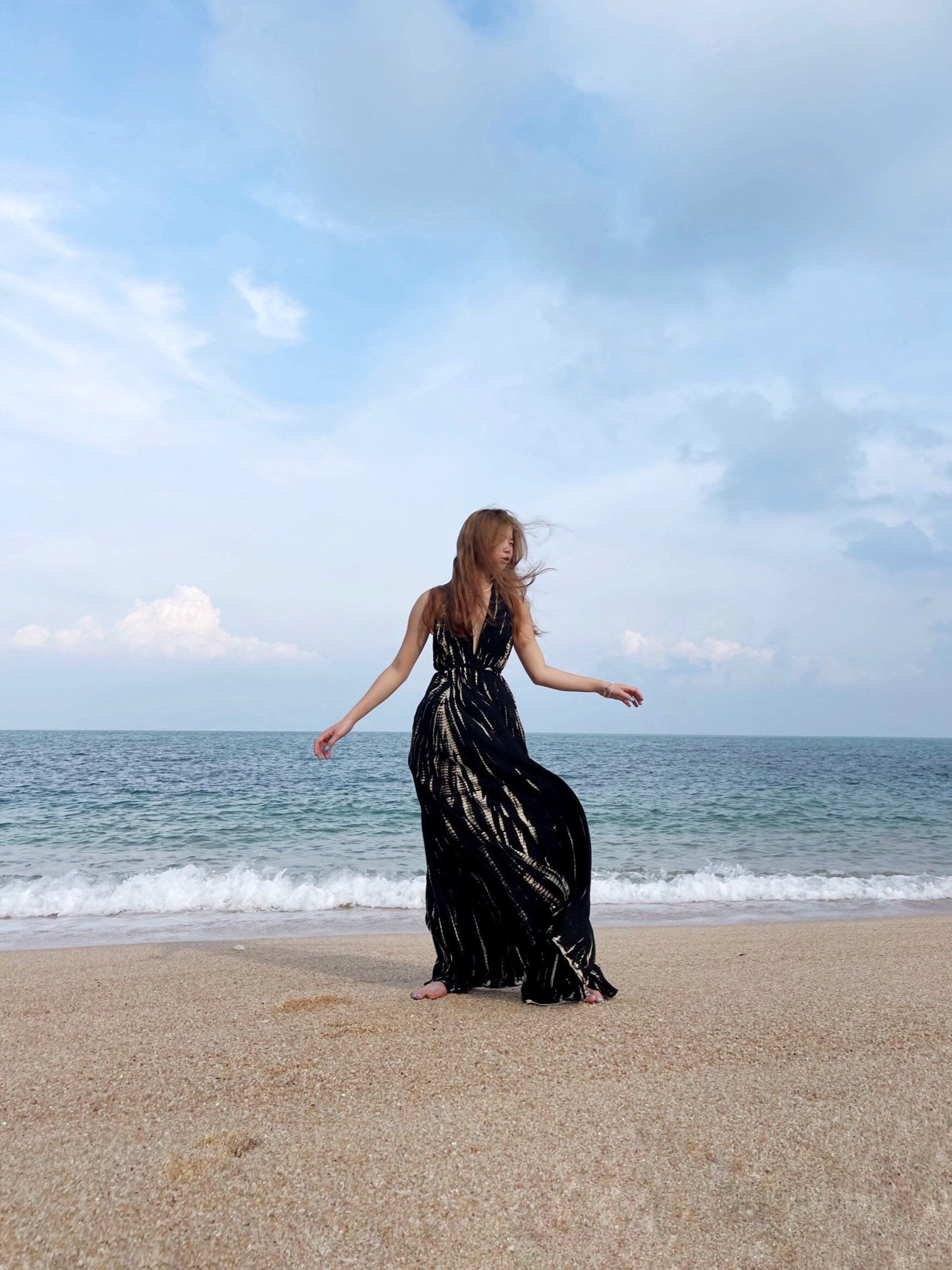 beach pre shoot dress in sri lanka Allira Tie Waist Cover Up Beach Dress L/XL