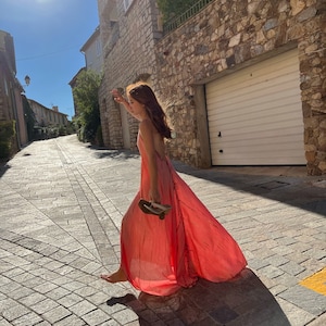 Tie Dye Maxi Dress, Dress for Vacation, Beach Dress, Bridesmaid Dress ...