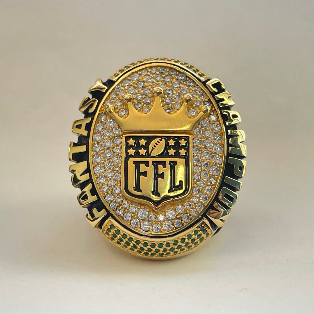 Custom Fantasy Football Ring Hall of Fame V3 Etsy