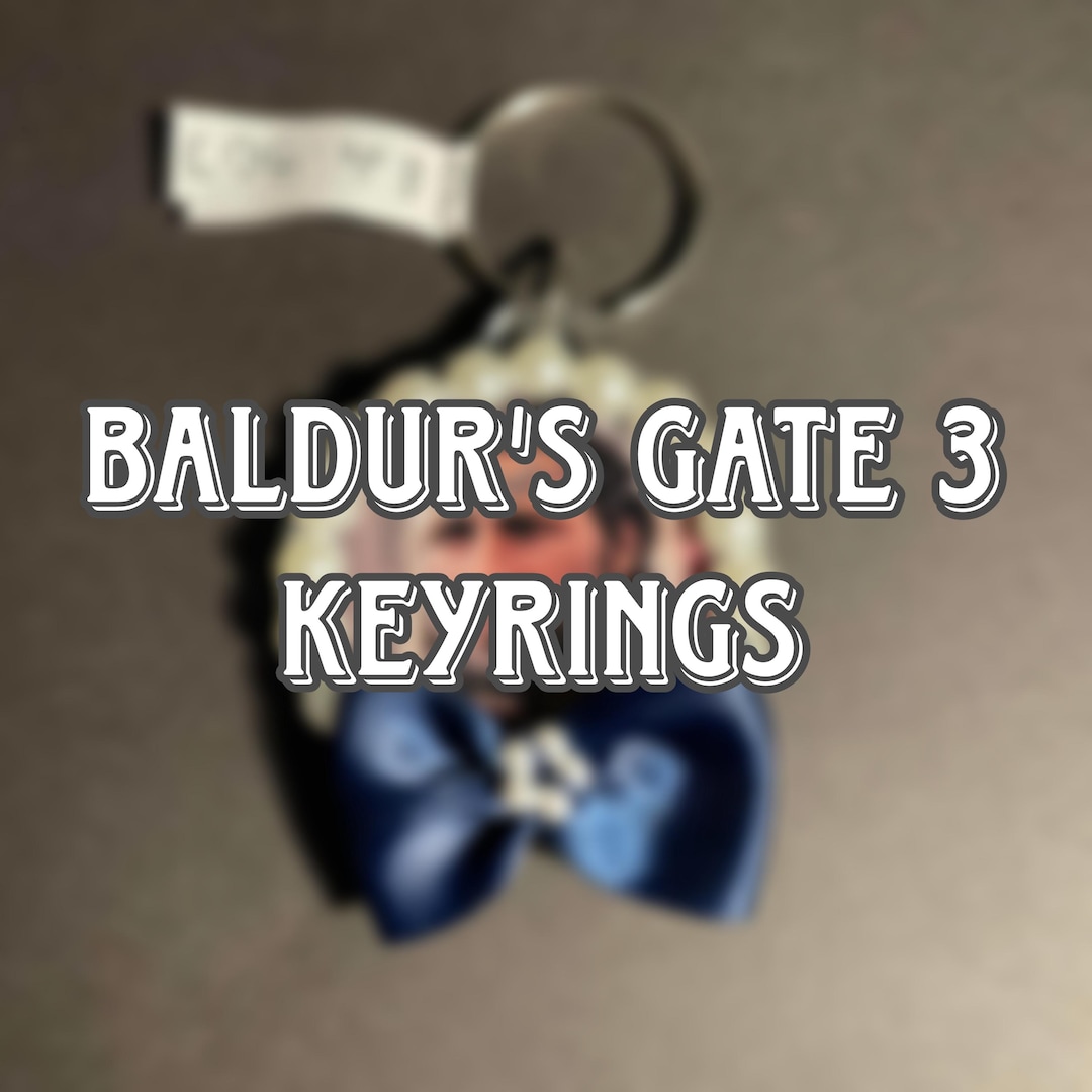 Baldi Key Ring Baldur's Gate 3 Keyrings - Etsy
