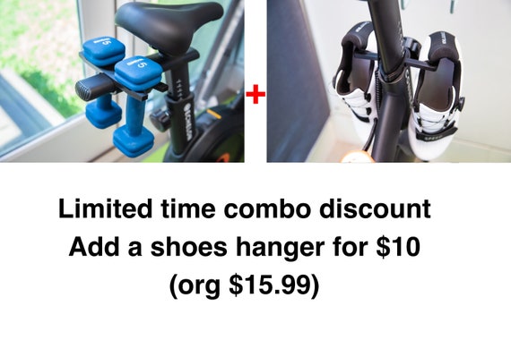 Weight holder for stationary bike sale