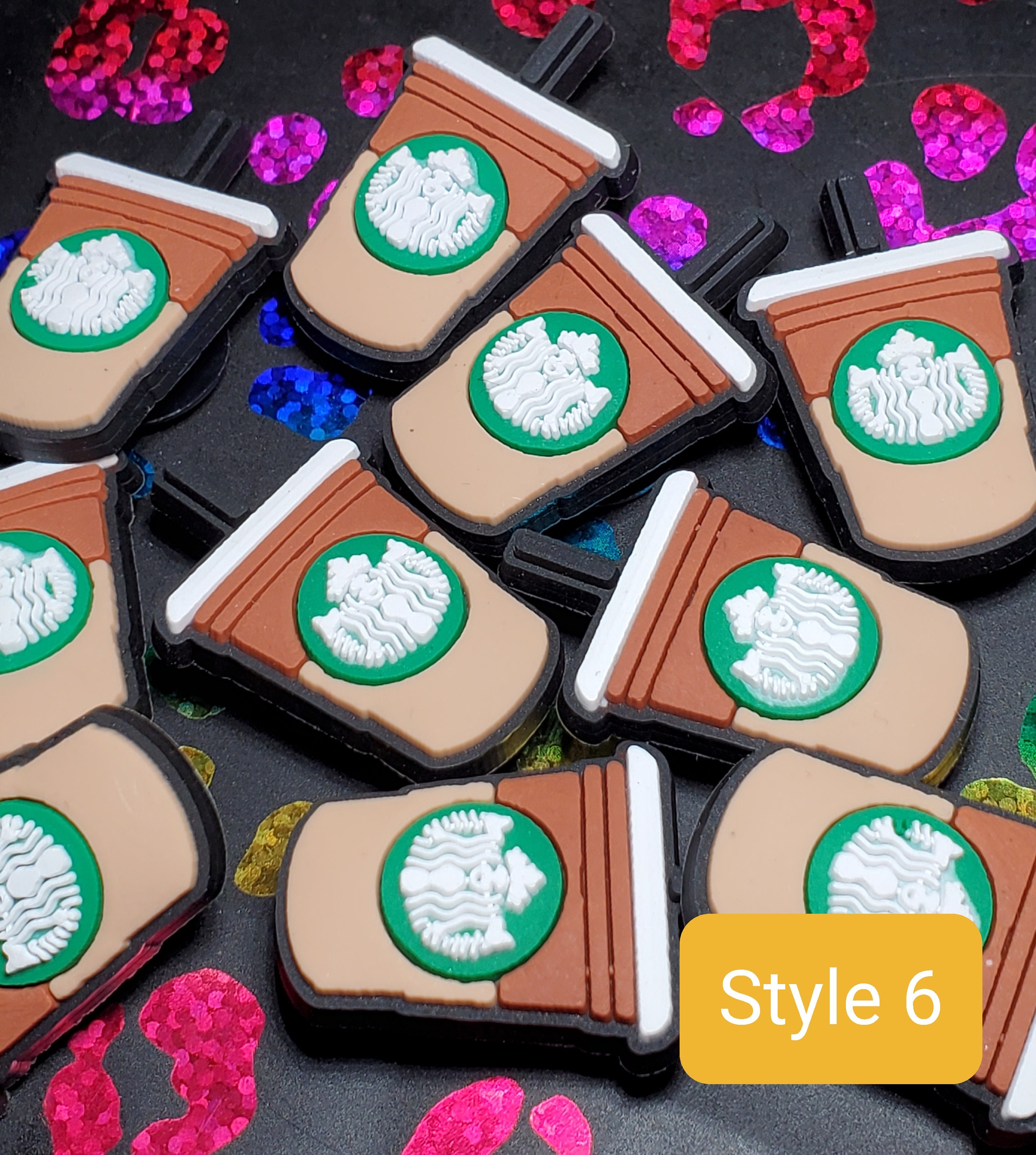 Starbucks Drink Inspired Shoe Charms croc Charms Jibbitz Coffee