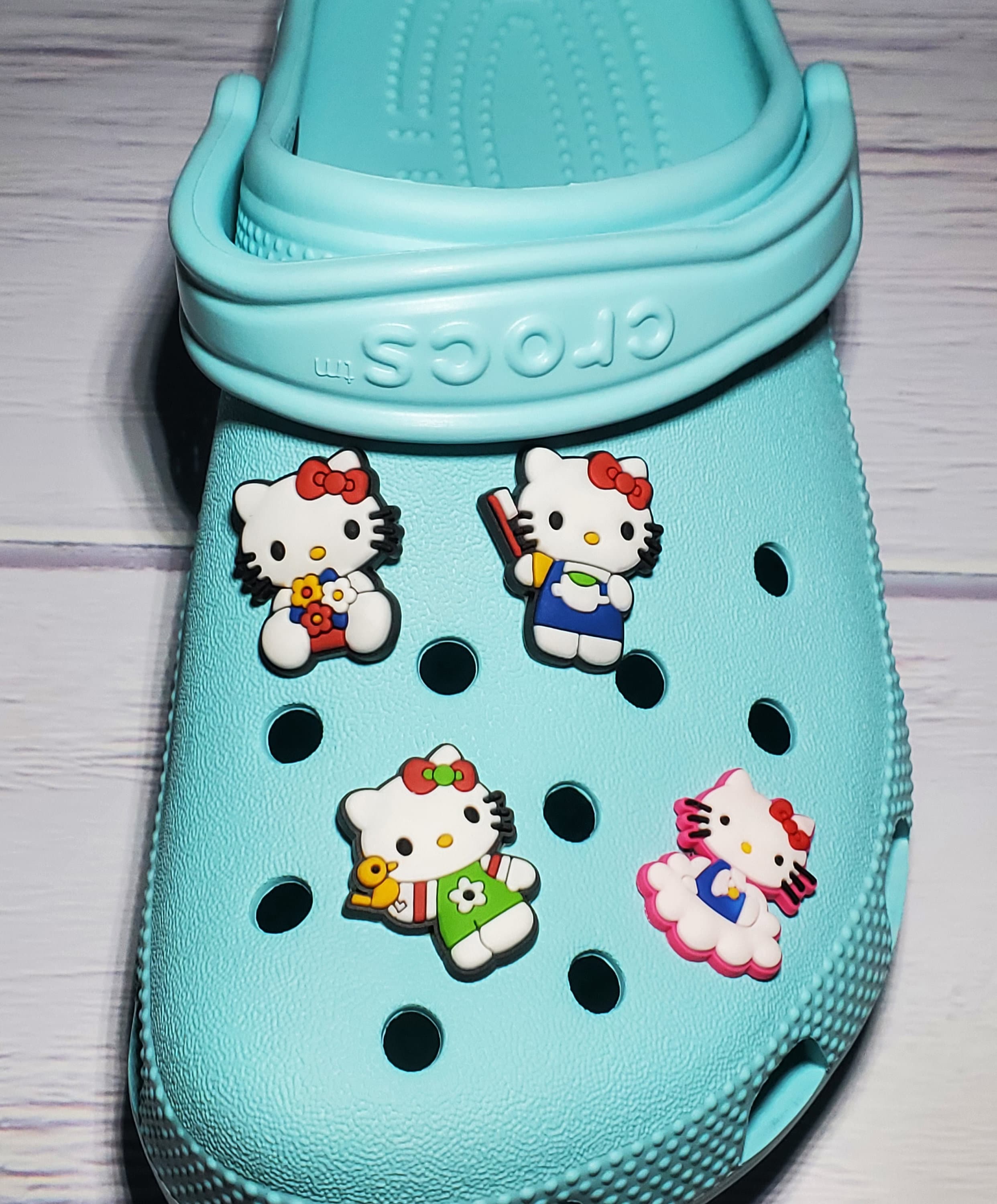 2D PVC Shoe Charms Similar to Jibbitz & fits Crocs Hello Kitty 1 14pcs 