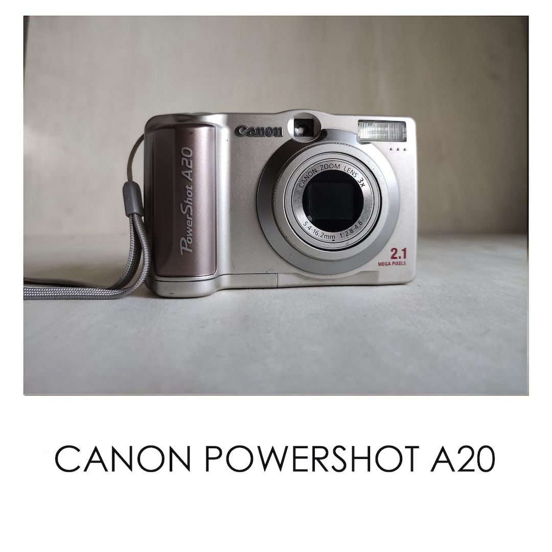 キャノン Canon PowerShot A20 デジカメ PowerShot A20 - Canon Camera Museum