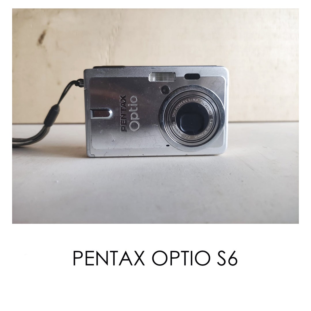 PENTAX optio S6 シルバー Silver Pentax Optio S6 -- 6MP -- Y2K Digicam Digital Retro