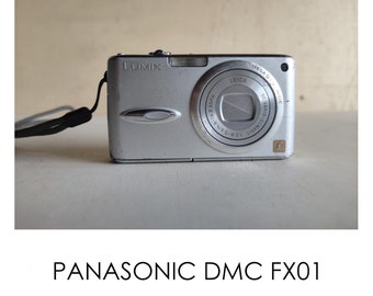 Panasonic Lumix FX01 -- 6,4 MP -- Appareil photo numérique numérique Y2K avec capteur CCD rétro