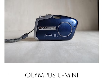 Rare Olympus u-Mini -- 5MP -- Y2K Digicam Digital Retro CCD Sensor Camera