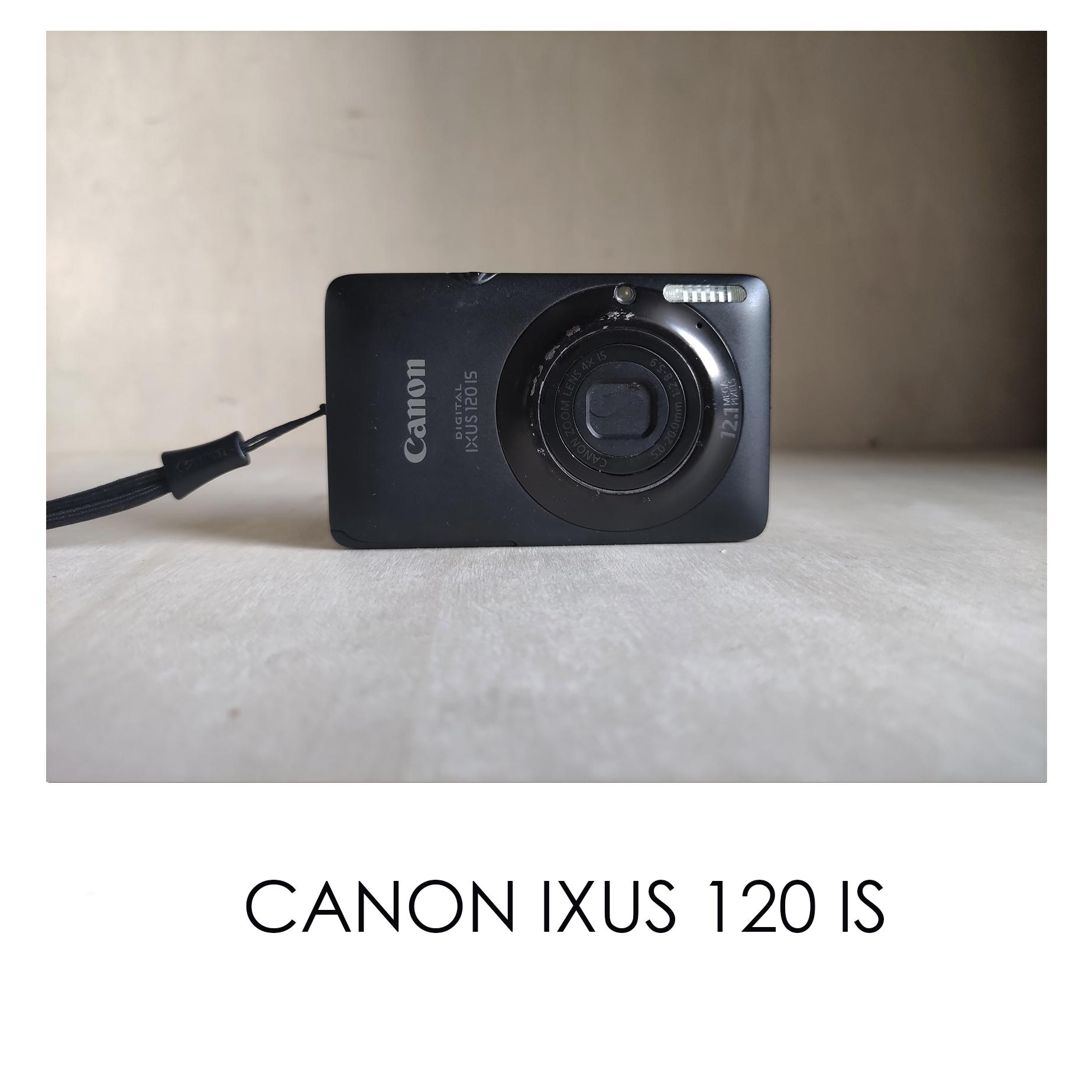 Black Matte Canon Ixus 120 IS -- 12MP -- Y2K Digicam Digital Retro 
