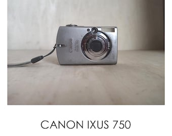 Canon Ixus 75 Digital Compact Camera Silver-black - Tested Works
