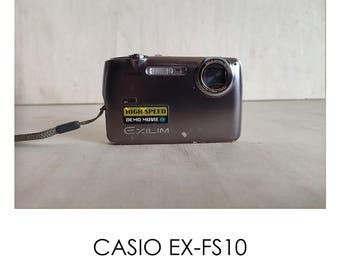 Gray Casio Exilim EX-Z85 -- 9.1MP -- Y2K Digicam Digital Retro CCD