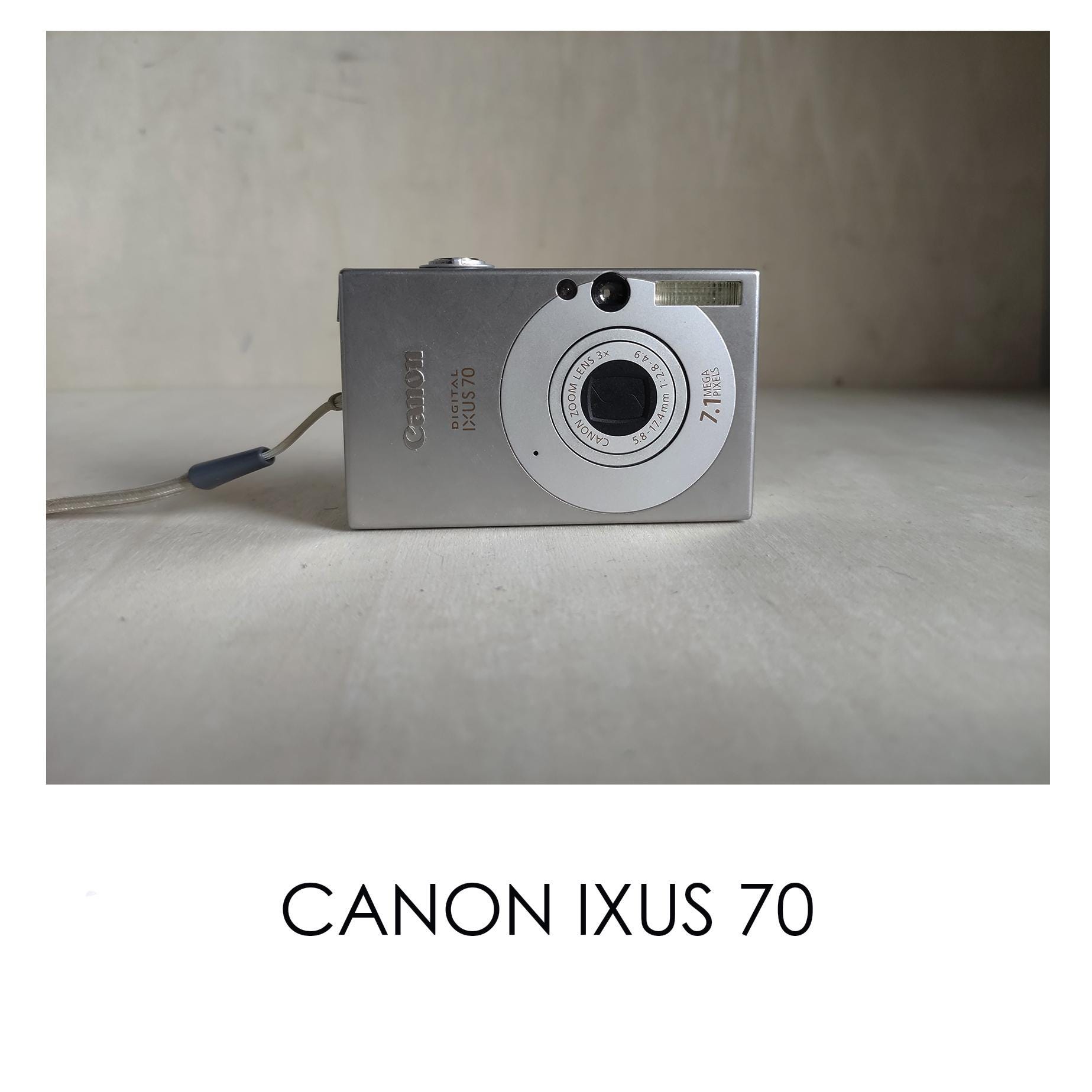 Canon Digital IXY IXUS 0 1 SD1000 7.1MP Camera Silver DIGITAL
