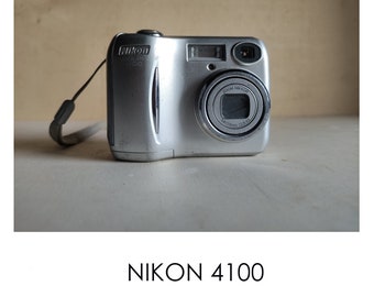 Vintage Nikon 4100 -- 4 MP -- Y2K Digital Camera CCD Sensor Digicam Retro