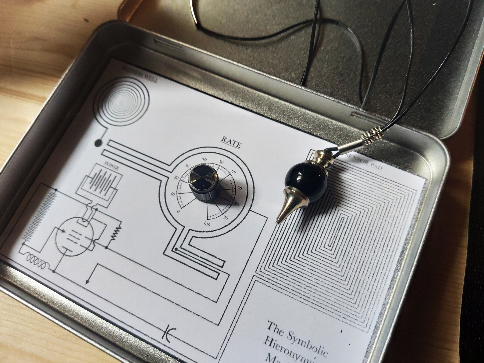 New Rare Symbolic Hieronymus Machine Black Harmonizer Pendulum pendant ...