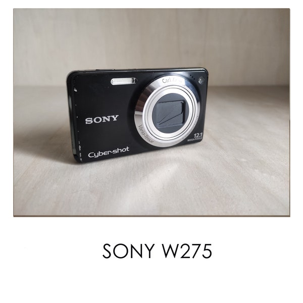Digicam Sony DSC-W275 -- 12MP -- Y2K  Digital Retro CCD Sensor Camera