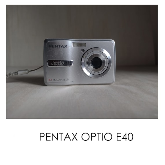 美品 pentax optio e40 コンパクトカメラ レトロ Vintage Pentax Optio E40 8MP Silver Digital Camera Digi Zoom