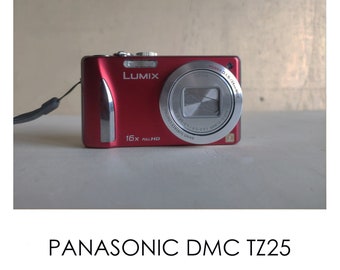 Panasonic Lumix TZ25 -- 12.8MP -- Y2K Digicam Digital Retro CCD Sensor Camera